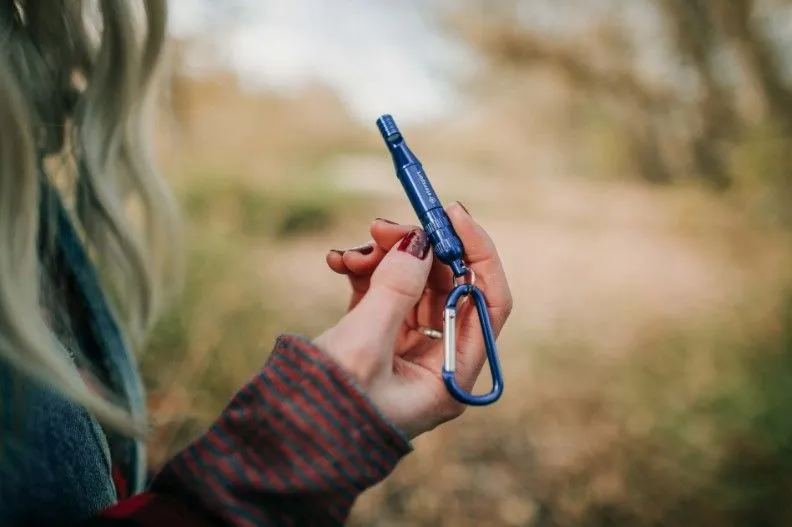 ALUMINUM EMERGENCY WHISTLE W/